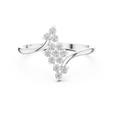 Ladies Ring DDLR-742@7 - White Gold - Image
