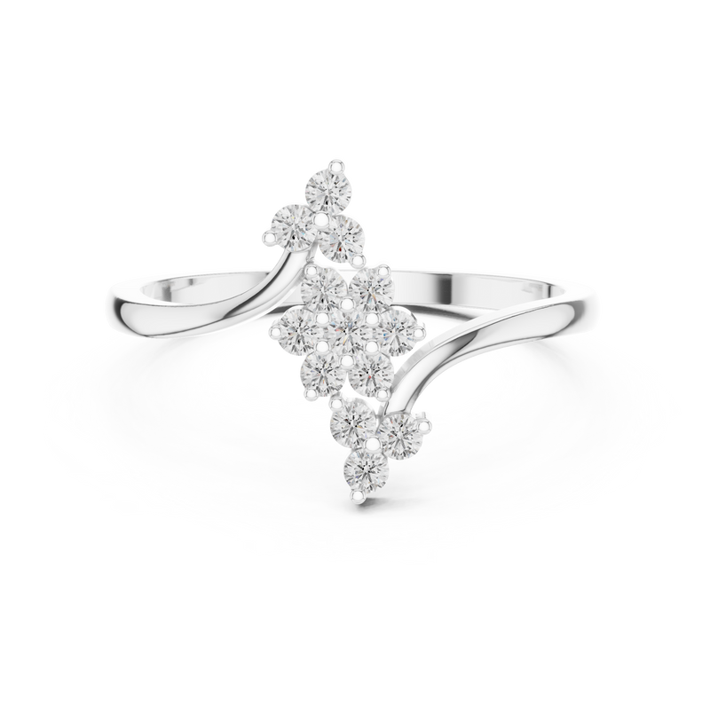 Ladies Ring DDLR-742@7 - White Gold - Image