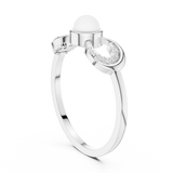 Ladies Ring DDLR-743@7 - White Gold - Image