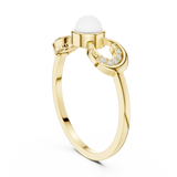 Ladies Ring DDLR-743@7 - Yellow Gold - Image
