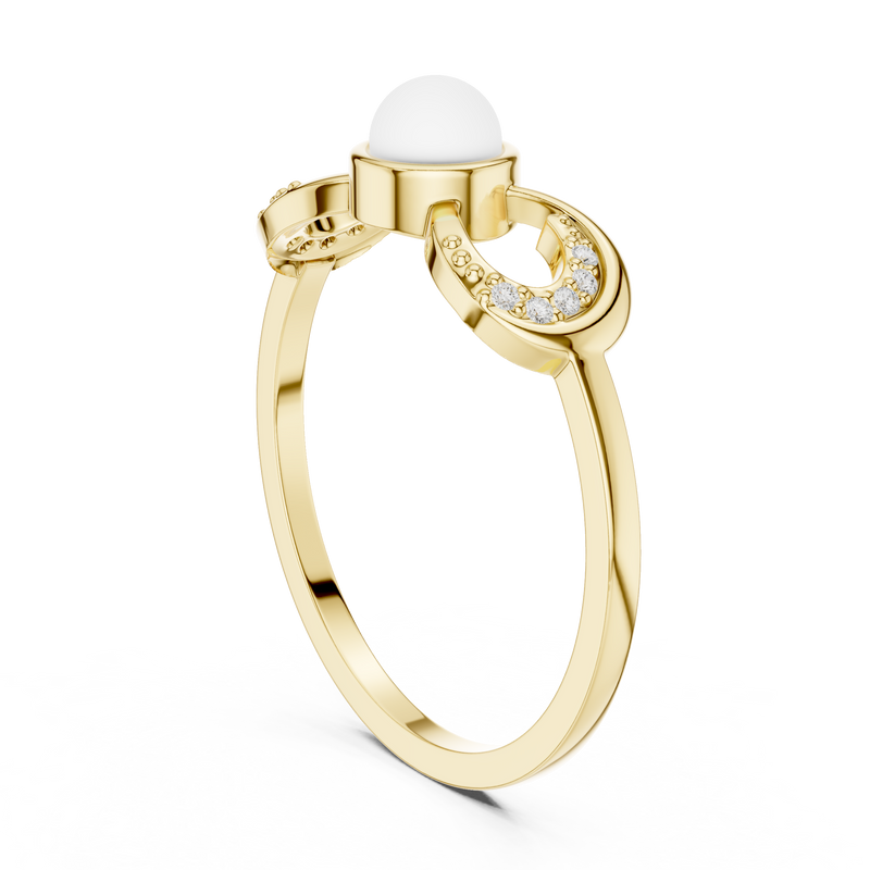 Ladies Ring DDLR-743@7 - Yellow Gold - Image