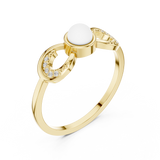 Ladies Ring DDLR-743@7 - Yellow Gold - Image