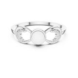 Ladies Ring DDLR-743@7 - White Gold - Image