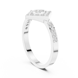Ladies Ring DDLR-745@7 - White Gold - Image
