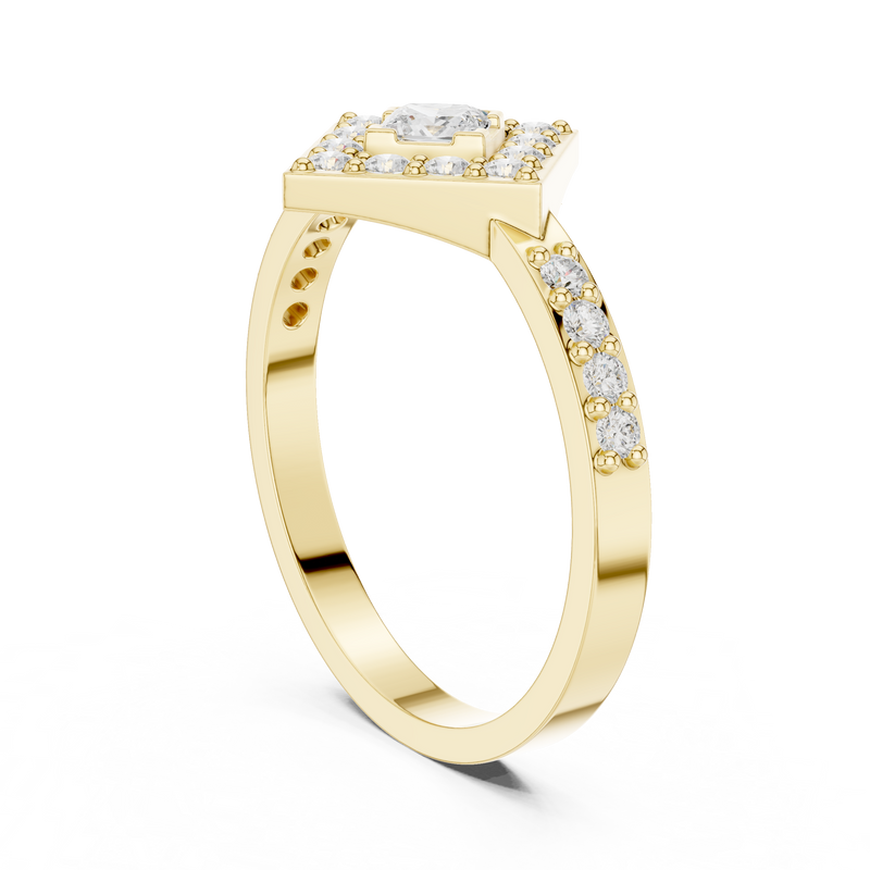 Ladies Ring DDLR-745@7 - Yellow Gold - Image