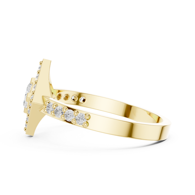 Ladies Ring DDLR-745@7 - Yellow Gold - Image
