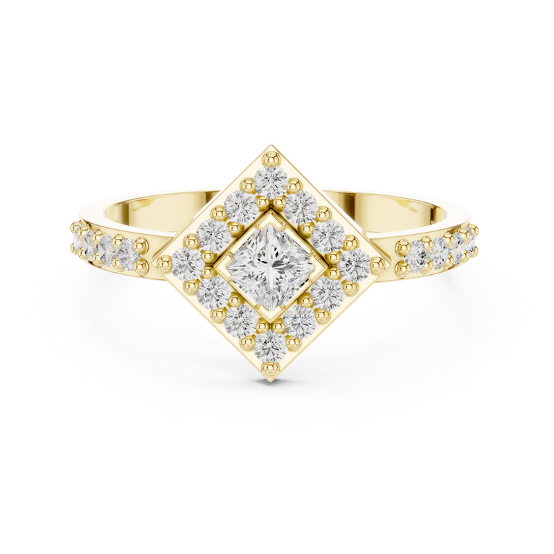 Ladies Ring DDLR-745@7 - Yellow Gold - Image