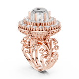 Ladies Ring DDLR-748@7 - Rose Gold - Image