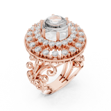 Ladies Ring DDLR-748@7 - Rose Gold - Image