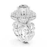 Ladies Ring DDLR-748@7 - White Gold - Image