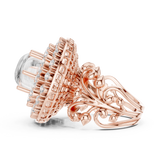 Ladies Ring DDLR-748@7 - Rose Gold - Image