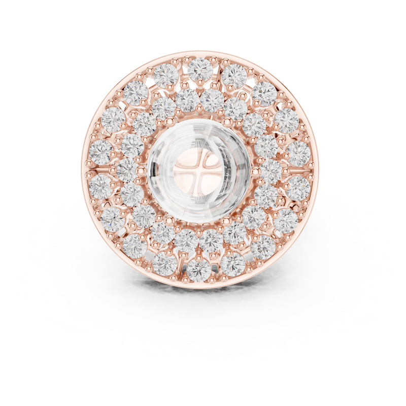 Ladies Ring DDLR-748@7 - Rose Gold - Image