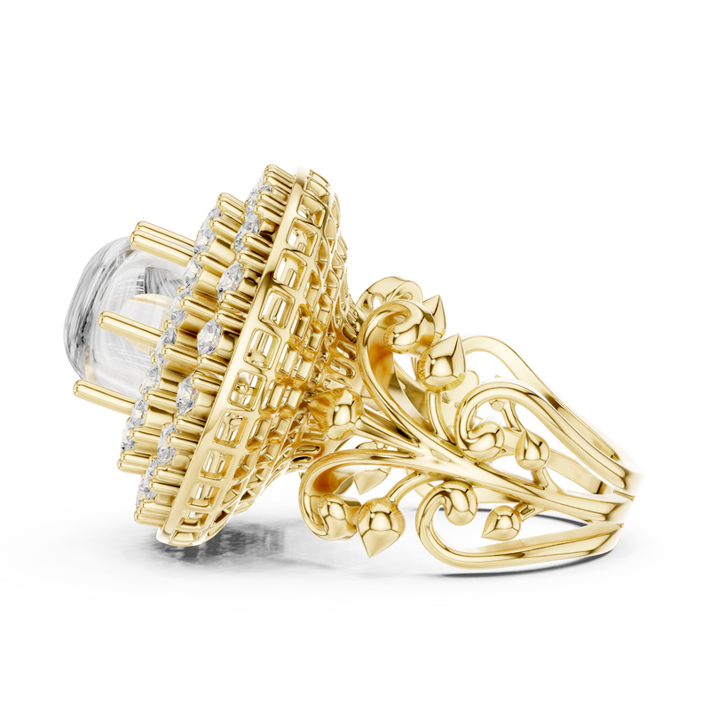 Ladies Ring DDLR-748@7 - Yellow Gold - Image