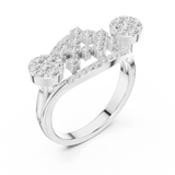 Ladies Ring DDLR-753@7 - White Gold - Image