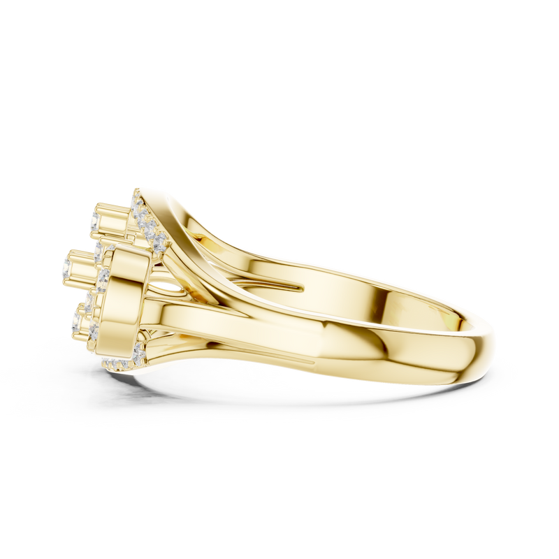 Ladies Ring DDLR-753@7 - Yellow Gold - Image