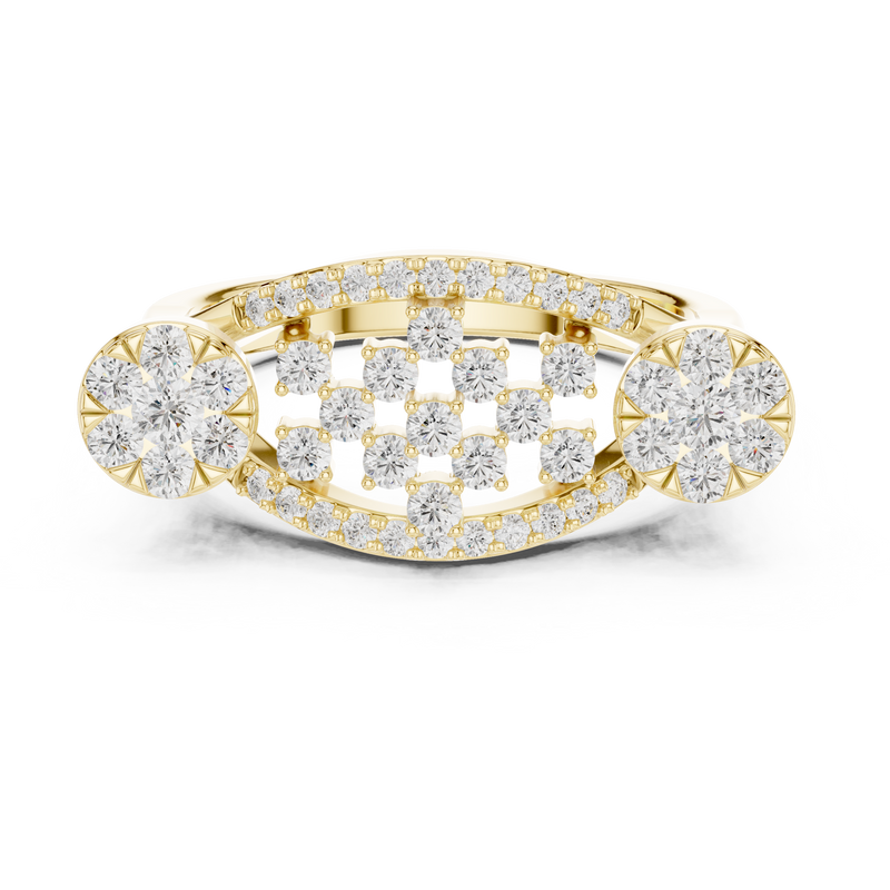 Ladies Ring DDLR-753@7 - Yellow Gold - Image