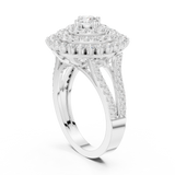 Ladies Ring DDLR-761@7 - White Gold - Image