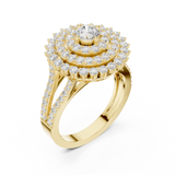 Ladies Ring DDLR-761@7 - Yellow Gold - Image