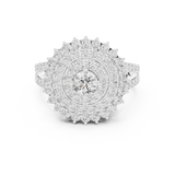 Ladies Ring DDLR-761@7 - White Gold - Image