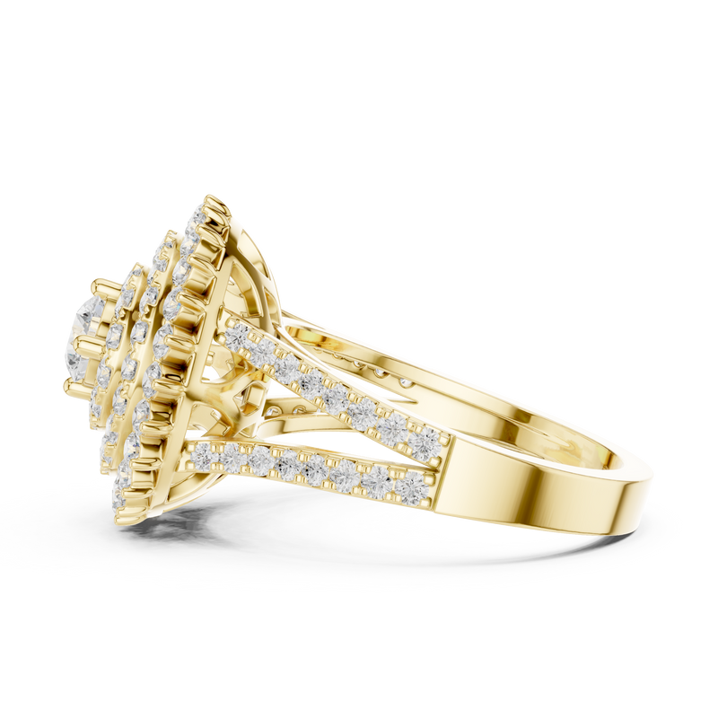 Ladies Ring DDLR-761@7 - Yellow Gold - Image