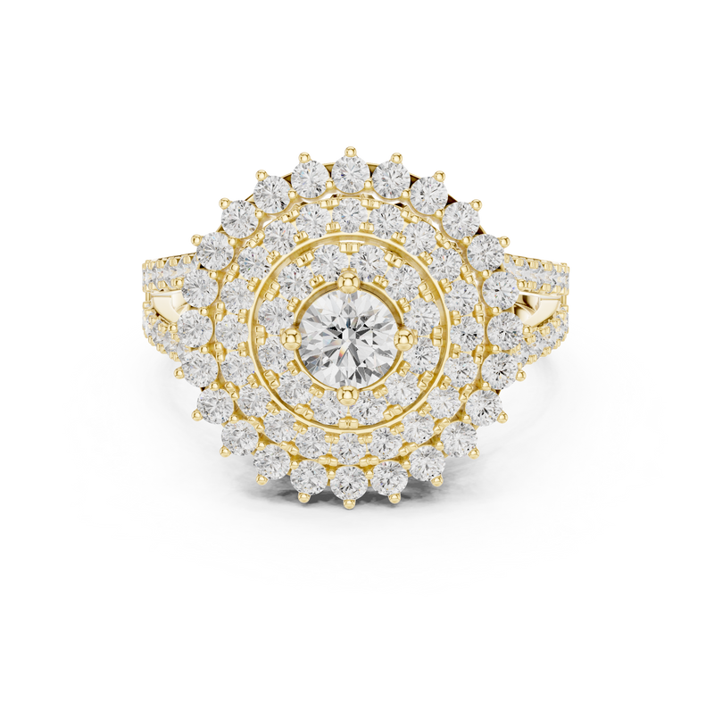 Ladies Ring DDLR-761@7 - Yellow Gold - Image