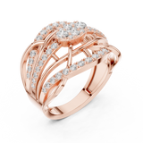 Ladies Ring DDLR-769@7 - Rose Gold - Image