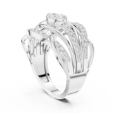 Ladies Ring DDLR-769@7 - White Gold - Image