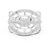 Ladies Ring DDLR-769@7 - White Gold - Image