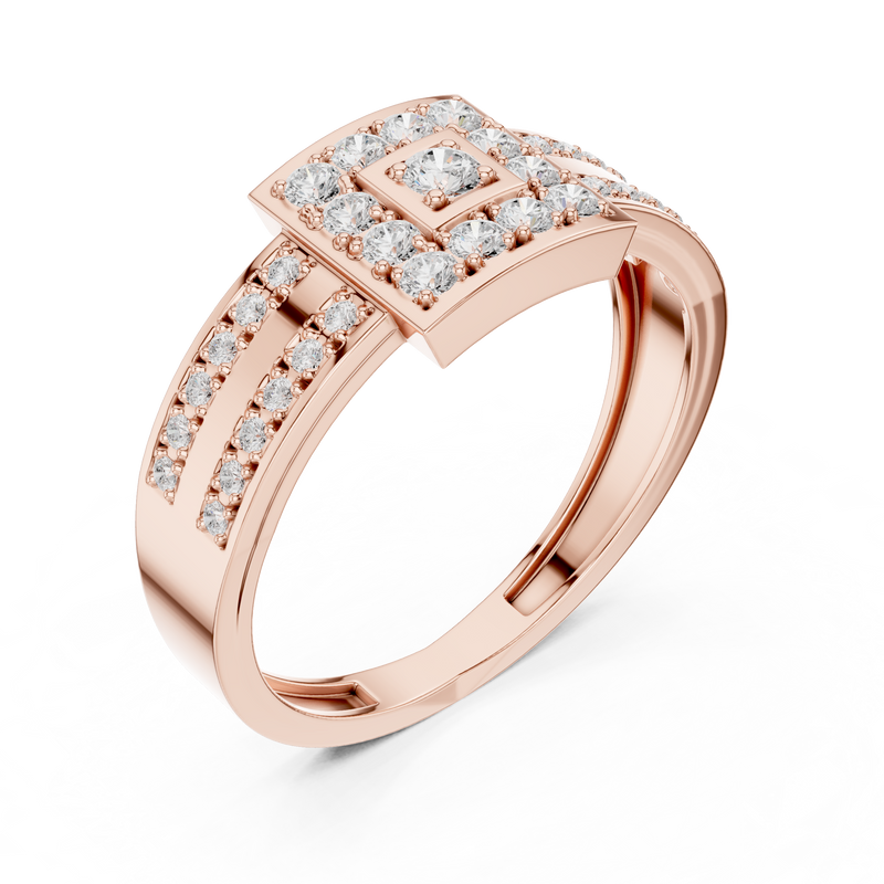 Ladies Ring DDLR-806 - Rose Gold - Image