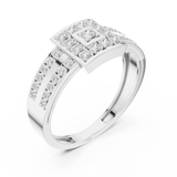 Ladies Ring DDLR-806 - White Gold - Image