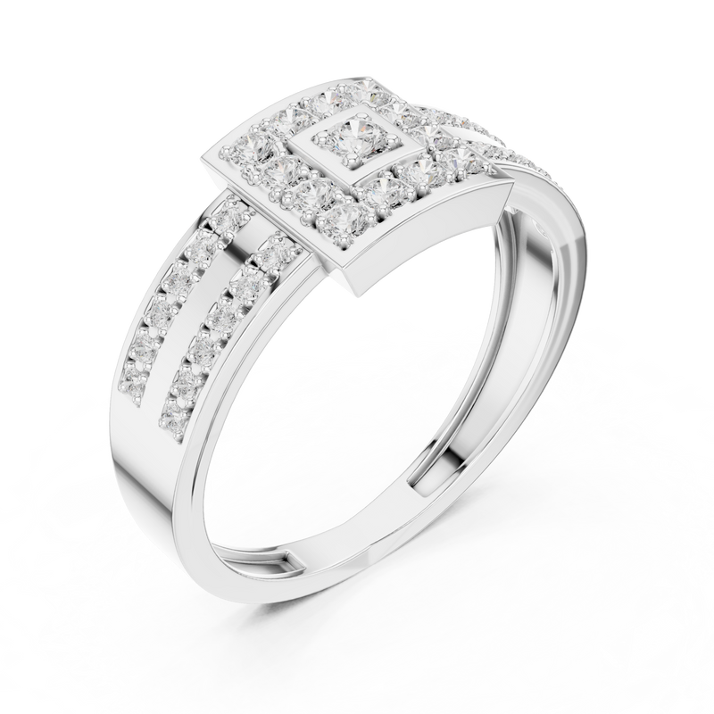 Ladies Ring DDLR-806 - White Gold - Image