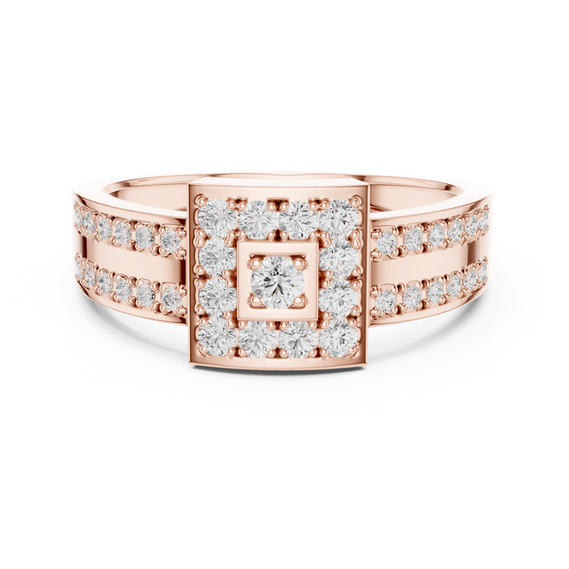 Ladies Ring DDLR-806 - Rose Gold - Image