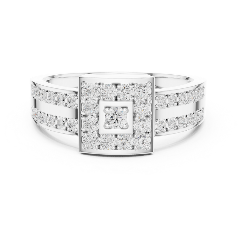 Ladies Ring DDLR-806 - White Gold - Image