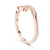 Ladies Ring DDLR-811@7 - Rose Gold - Image
