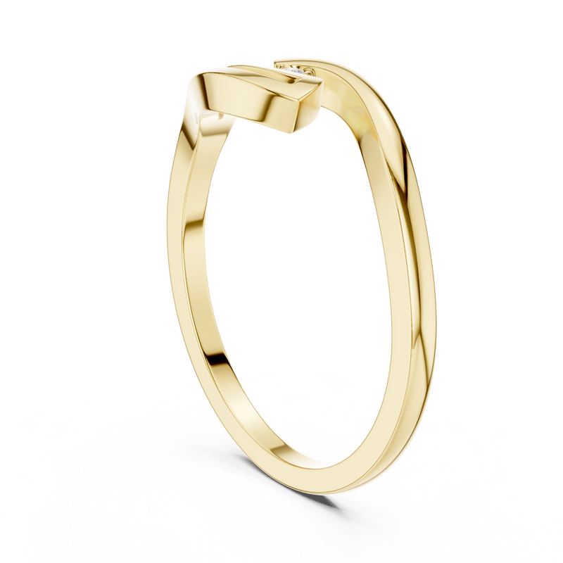 Ladies Ring DDLR-811@7 - Yellow Gold - Image