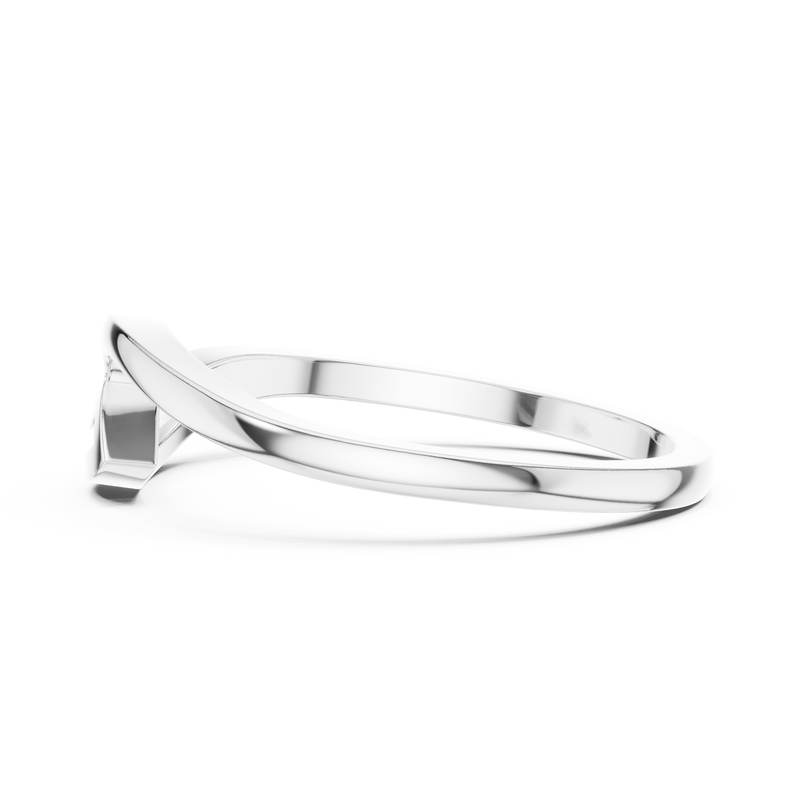 Ladies Ring DDLR-811@7 - White Gold - Image