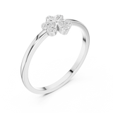 Ladies Ring DDLR-812@7 - White Gold - Image