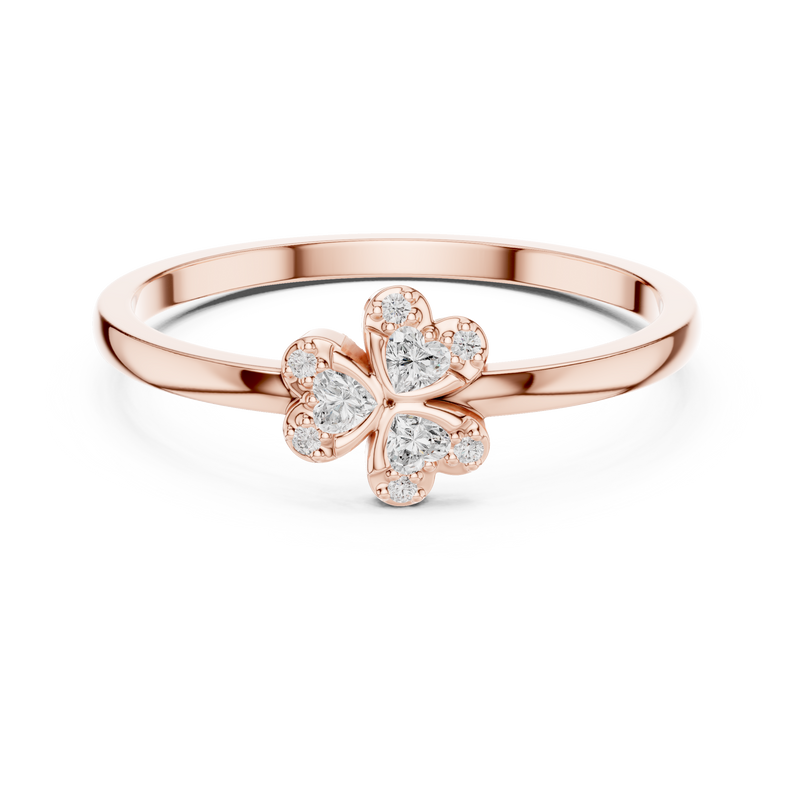 Ladies Ring DDLR-812@7 - Rose Gold - Image