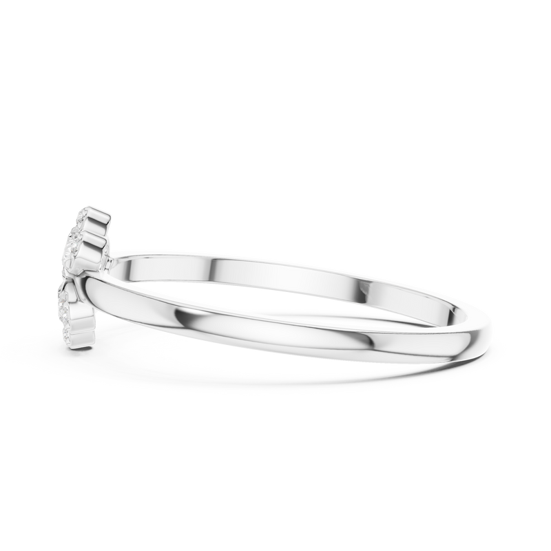 Ladies Ring DDLR-812@7 - White Gold - Image