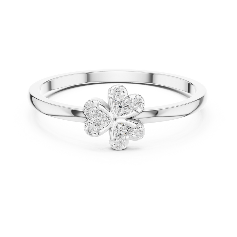 Ladies Ring DDLR-812@7 - White Gold - Image