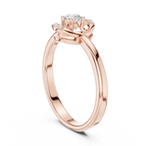 Ladies Ring DDLR-844@7 - Rose Gold - Image