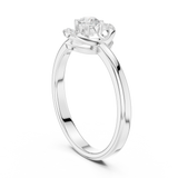 Ladies Ring DDLR-844@7 - White Gold - Image