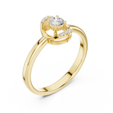 Ladies Ring DDLR-844@7 - Yellow Gold - Image