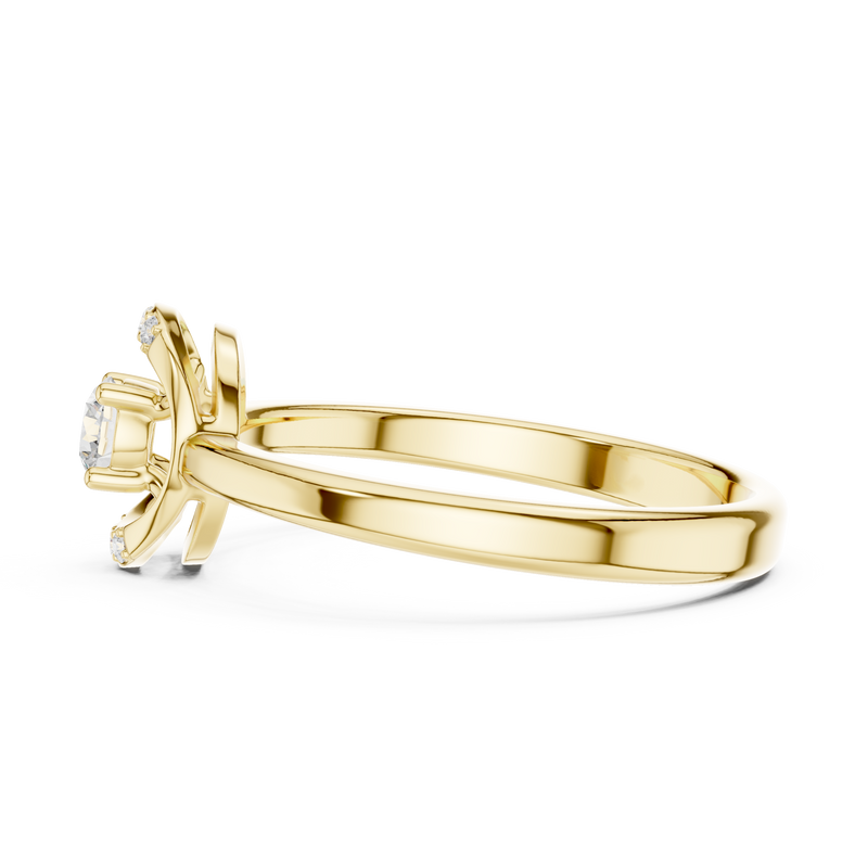 Ladies Ring DDLR-844@7 - Yellow Gold - Image