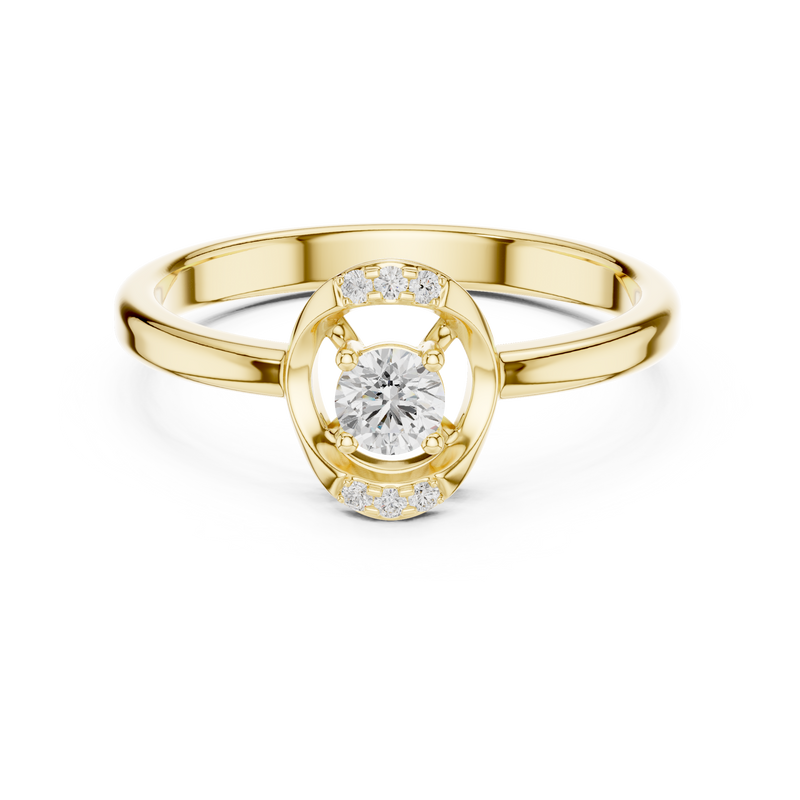 Ladies Ring DDLR-844@7 - Yellow Gold - Image