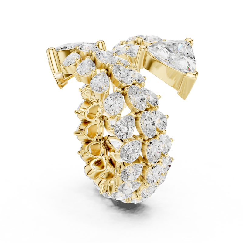 Ladies Ring DDLR-845@7 - Yellow Gold - Image
