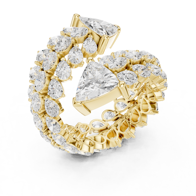 Ladies Ring DDLR-845@7 - Yellow Gold - Image