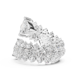 Ladies Ring DDLR-845@7 - White Gold - Image