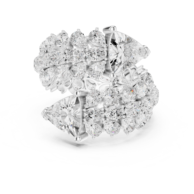 Ladies Ring DDLR-845@7 - White Gold - Image