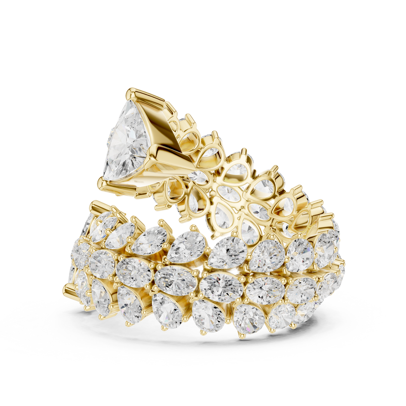 Ladies Ring DDLR-845@7 - Yellow Gold - Image